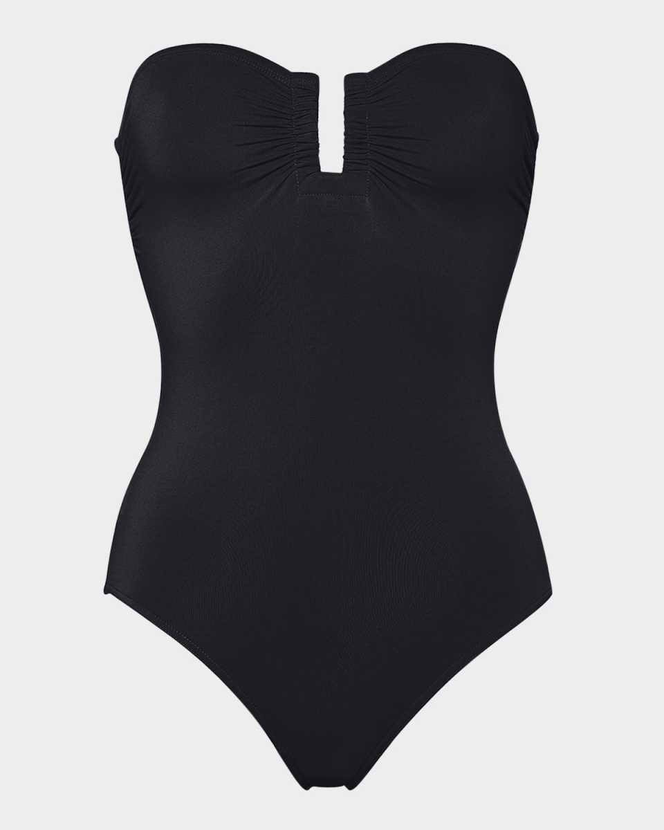 Cassiopee Strapless U-Hardware One-Piece Swimsuit